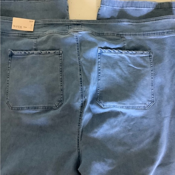 Nydj new size 26W Teresa wide leg jeans belle isle - Picture 10 of 11